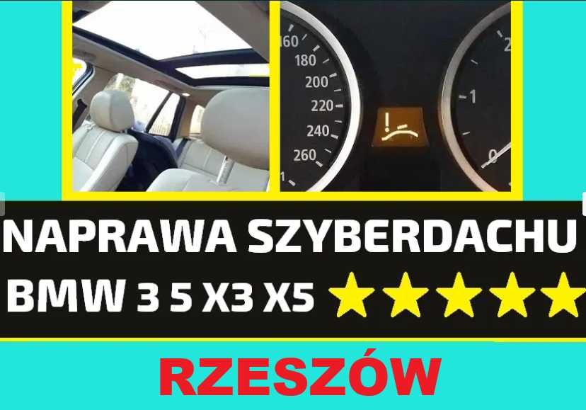Naprawa szyberdachu Panorama BMW E61 E91 X5 E70 X3 E83 Kraków Katowice