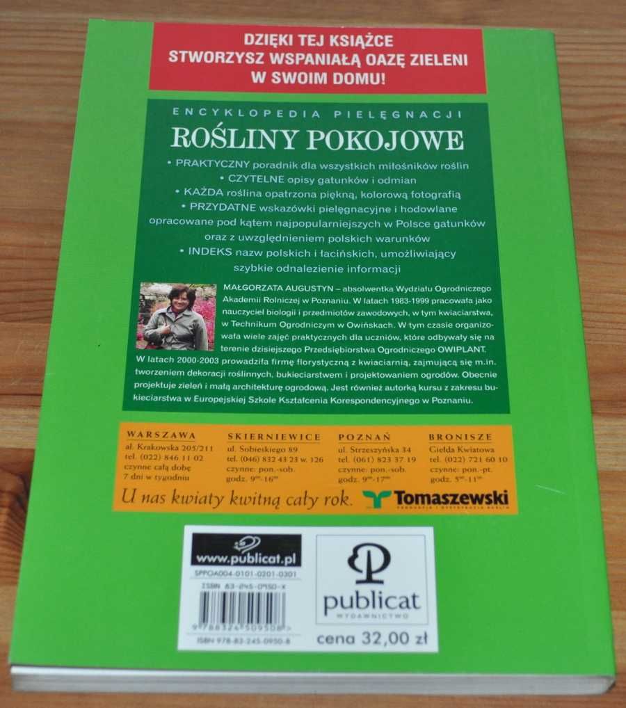 Rośliny pokojowe - Małgorzata Augustyn - Encyklopedia Pielęgnacji- KRK
