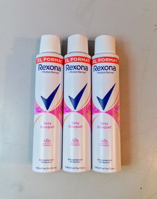 Rexona Motion Sense Sexy Bouquet Dezodorant w sprayu 200 ml 3 szt.
