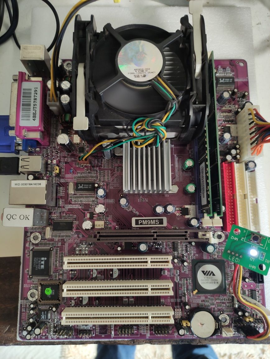 Motherboard Pentium 4 Socket 478 Jetway PM9MS