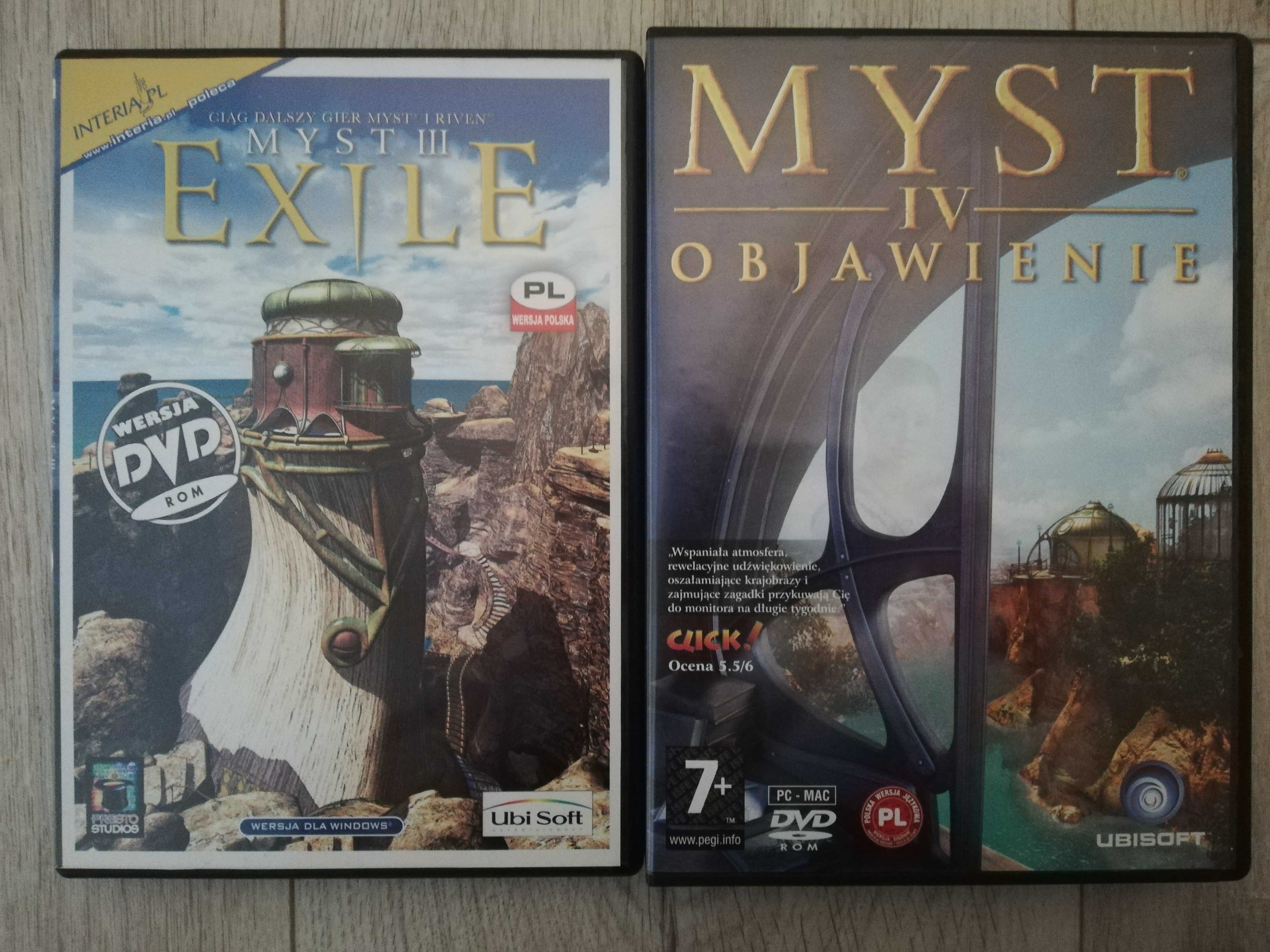Myst III Exile i Myst IV Objawienie