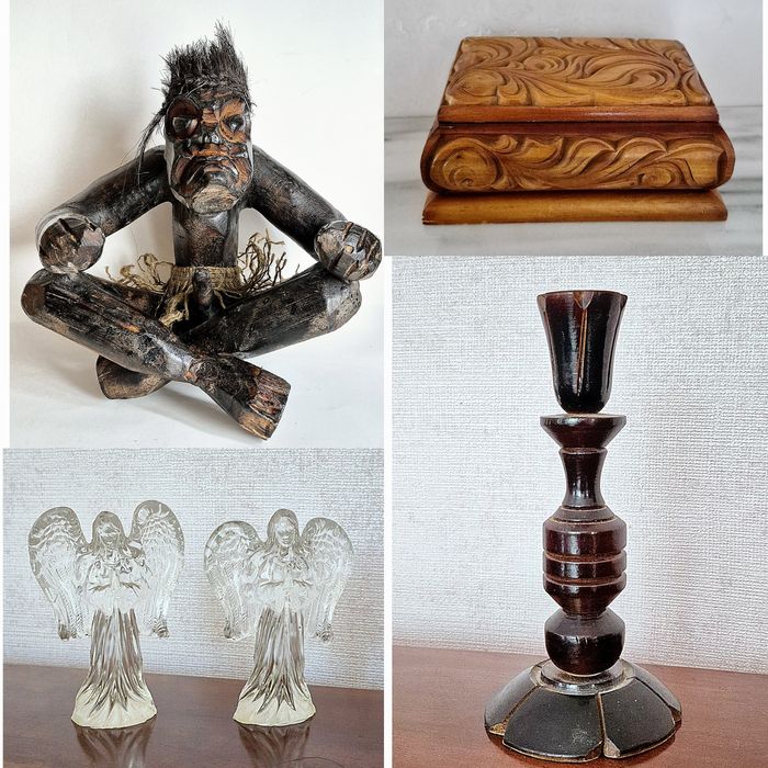 Статуетка ангел папуаси Африка натуральне дерево янгол