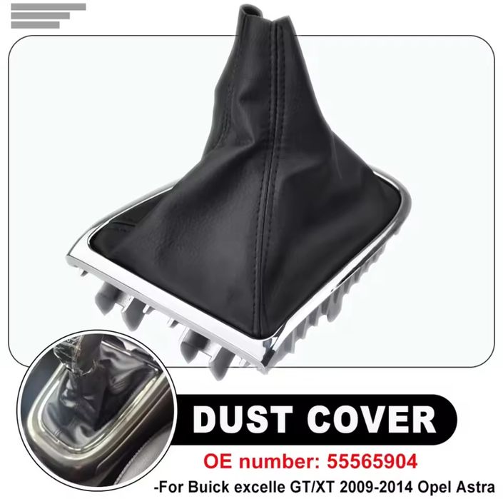 Punho alavanca mudanças moca com fole para Opel Astra