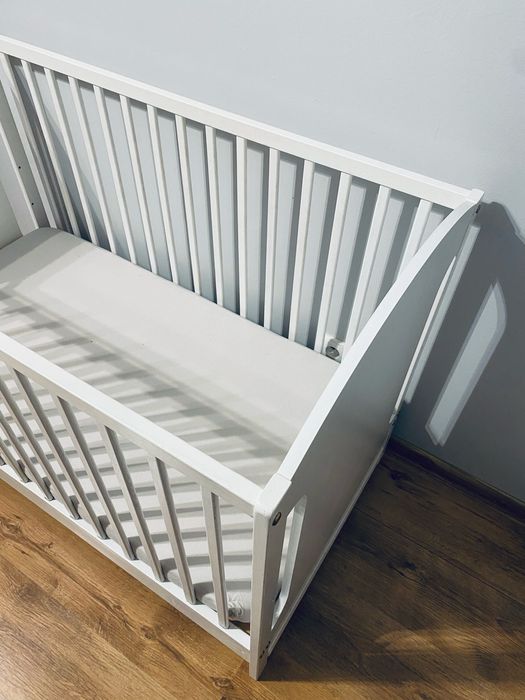 Łóżeczko dziecięce drewniane 120 x 60