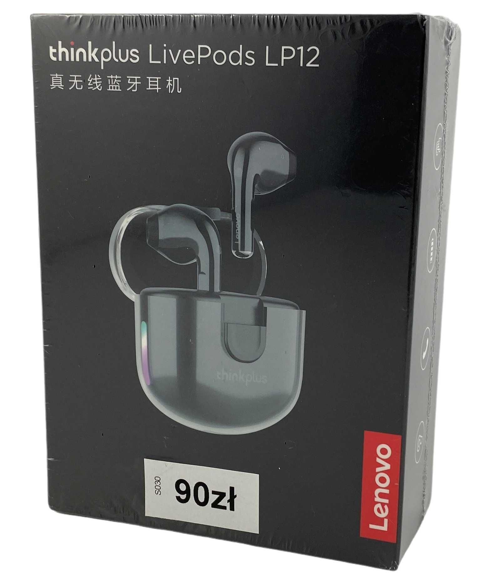 Słuchawki bezprzewodowe douszne Lenovo LP12
