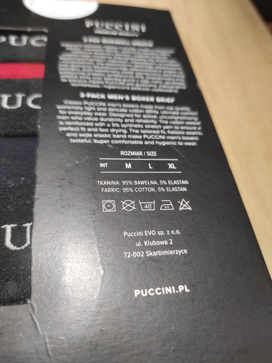 Bokserki męskie Puccini XL 3pack