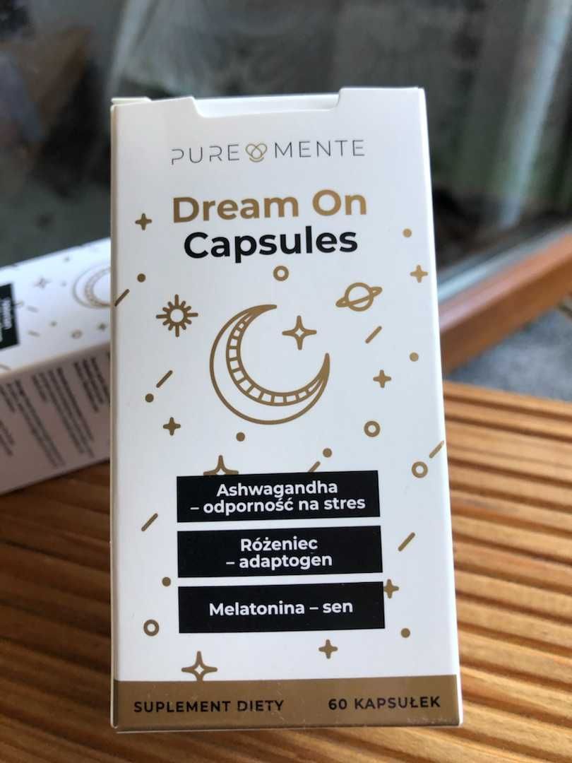4x Pure Mente Dream On Capsules to tabletki na sen i wyciszenie.