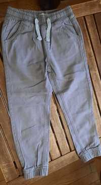 spodnie bawełniane cienkie chłopięce 104 cm