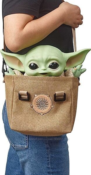 Малыш Йода в сумке Mattel Star Wars села батарейка
