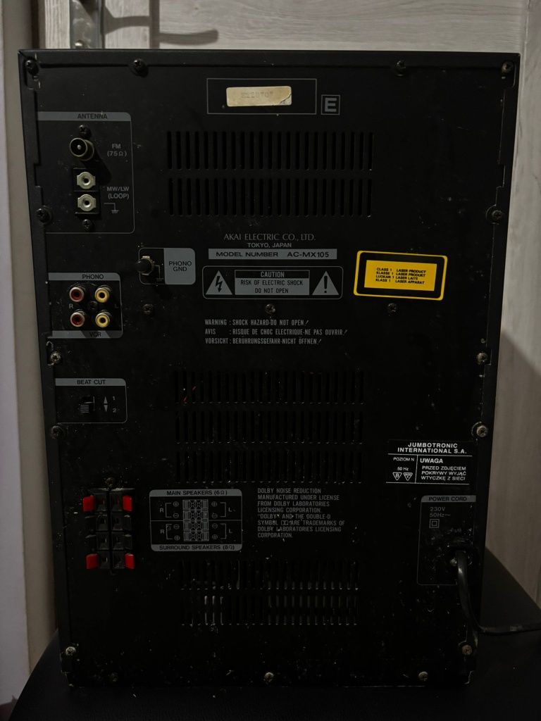 Wieża Radio odtwarzacz Akai AUX ac-mx105