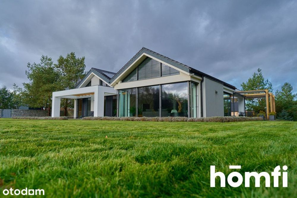 Nowoczesny dom pod lasem w Dolinie Baryczy