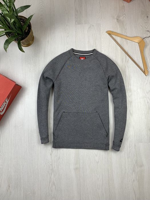 Оригінальний світшот Nike TECH FLEECE Carbon/Grey Розмір S-M