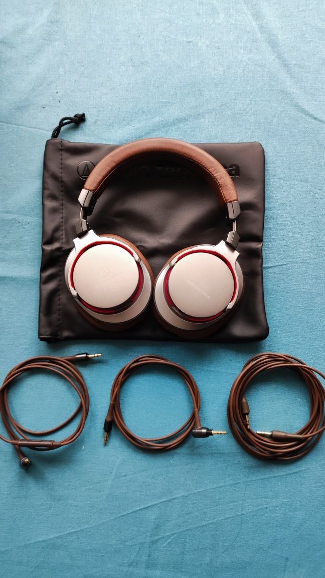 Słuchawki wokółuszne Audio-Technica ATH-MSR7GM metal brown
