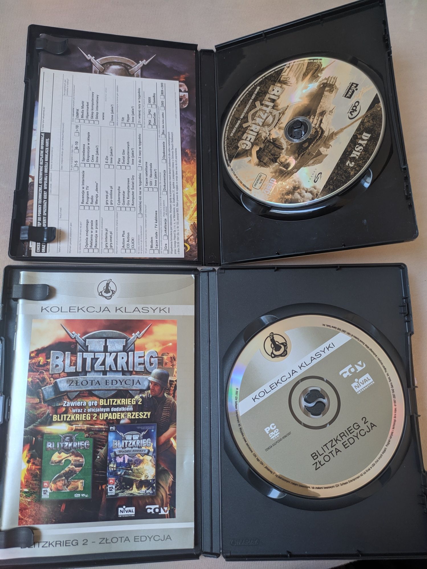 PC Blitzkrieg 1, 2, złota edycja, upadek rzeszy, horyzont w ogniu