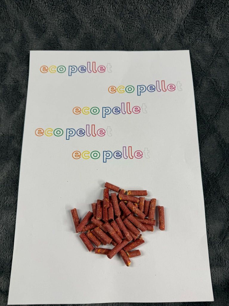 Pelet wedkarski z owoców liofilizowanych