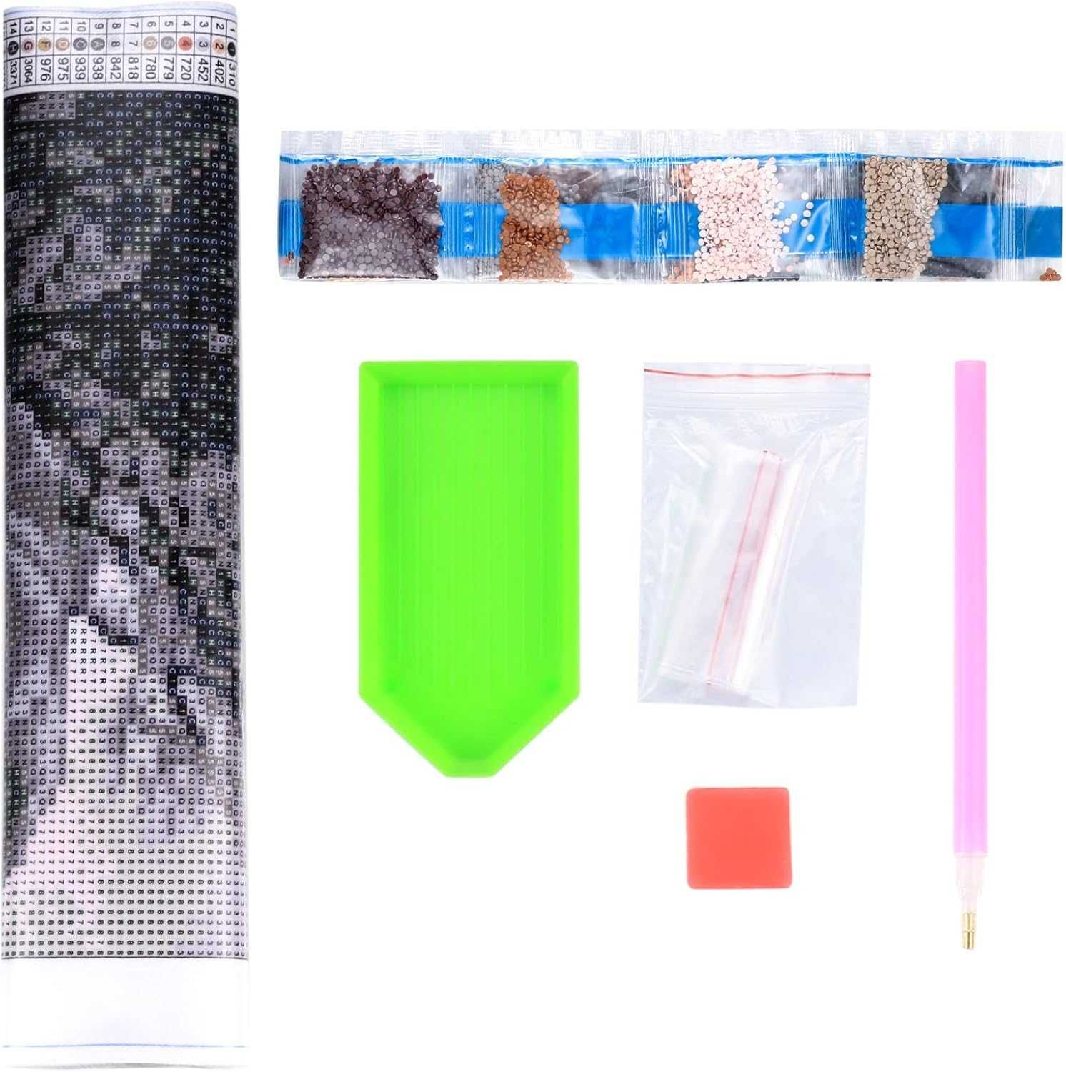 Zestaw 5D do malowania diamentami DIY haft dekoracja ścienna s102