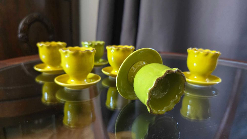 Ceramiczne kieliszki do jajek  od Almi decor