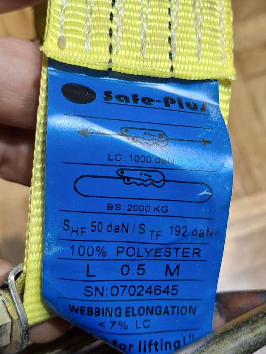 Napinacz transportowy, grzechotka 2000 kg, 5 cm.