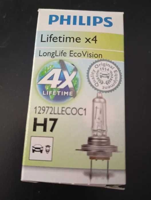 Par PHILIPS Ecovision Longlife 4x H7 NOVAS