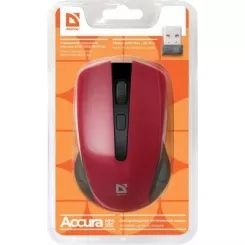 Мишка Defender Accura MM-935 Red & Gray