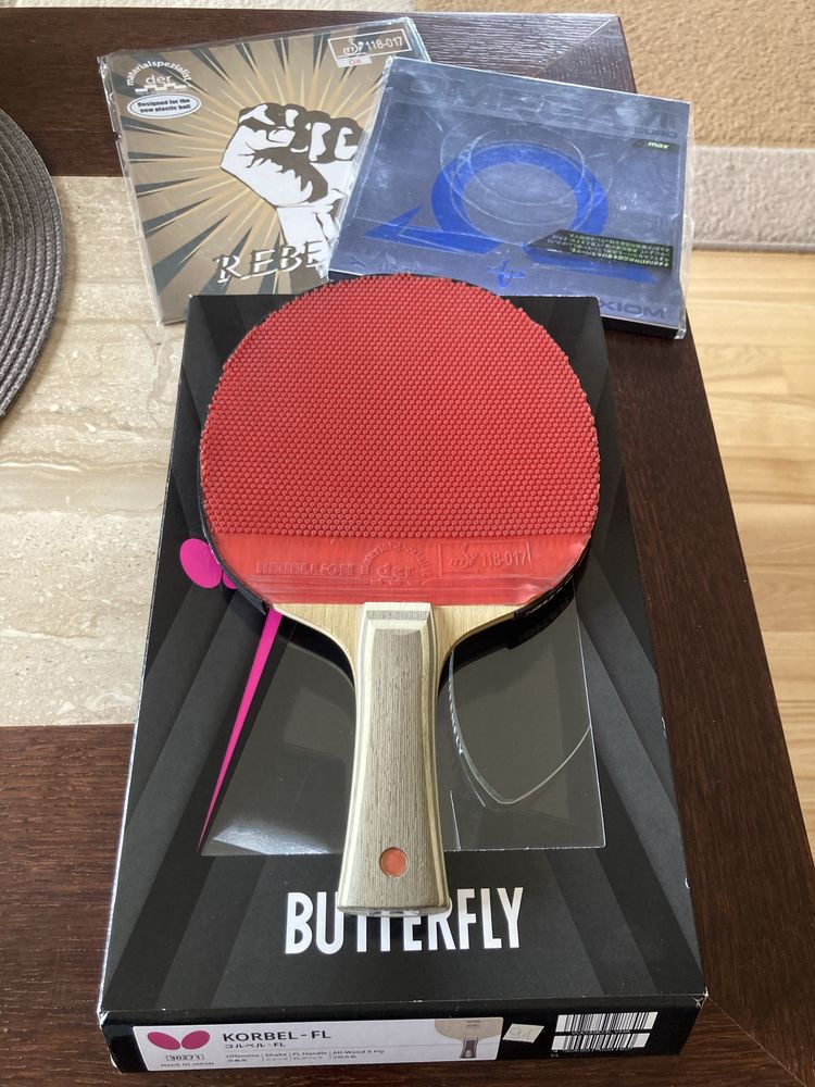 Butterfly Petr Korbel JP plus okładziny!