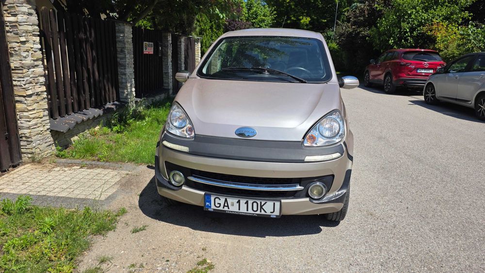 Microcar M.GO kat. B1 L7e złoty 4 osoby