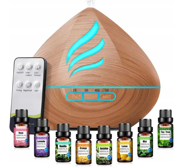 Duży dyfuzor 500 ml + olejki