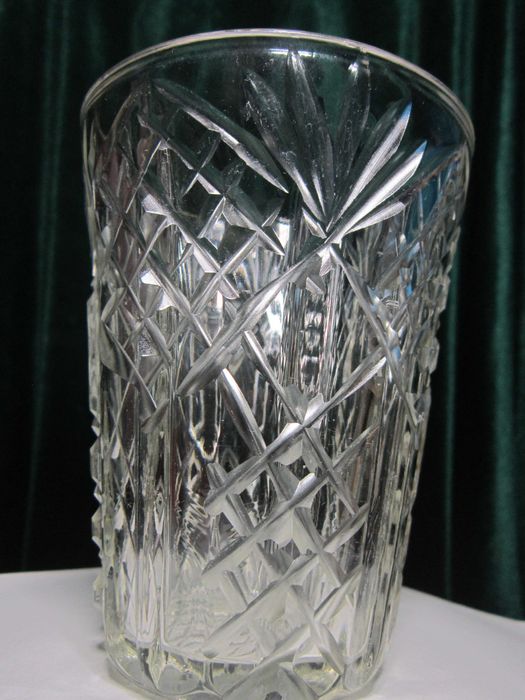 Ваза Гусь Хрустальный. Ручная работа. Редкая! 1930-1940 гг.