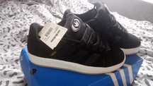 Buty czarne sportowe adidas campus zamszowe 37