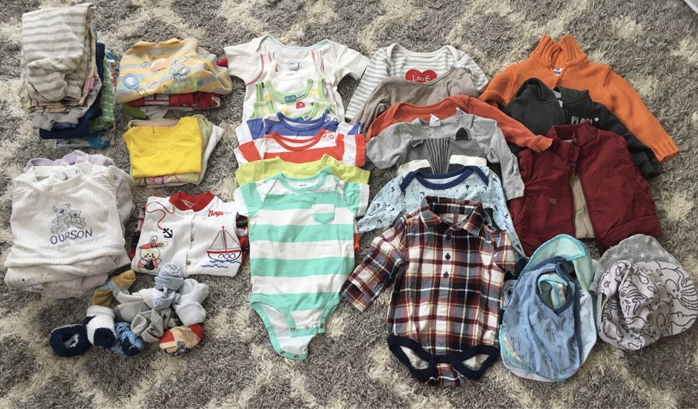 Paka ubrań dla chłopca 68