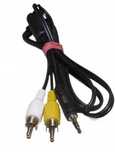 Kabel MINI JACK - 2x RCA (chinch )