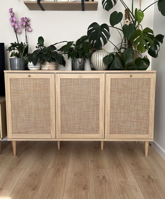 Komoda Agata meble Calasetta boho plecionka