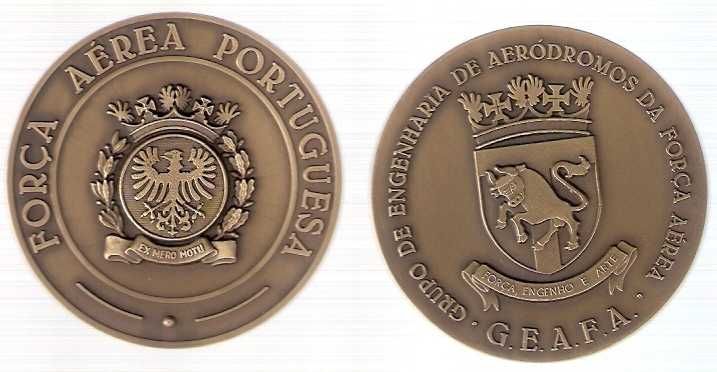 MEDALHA Grupo Engenharia Aerodromos Força Aerea - GEAFA