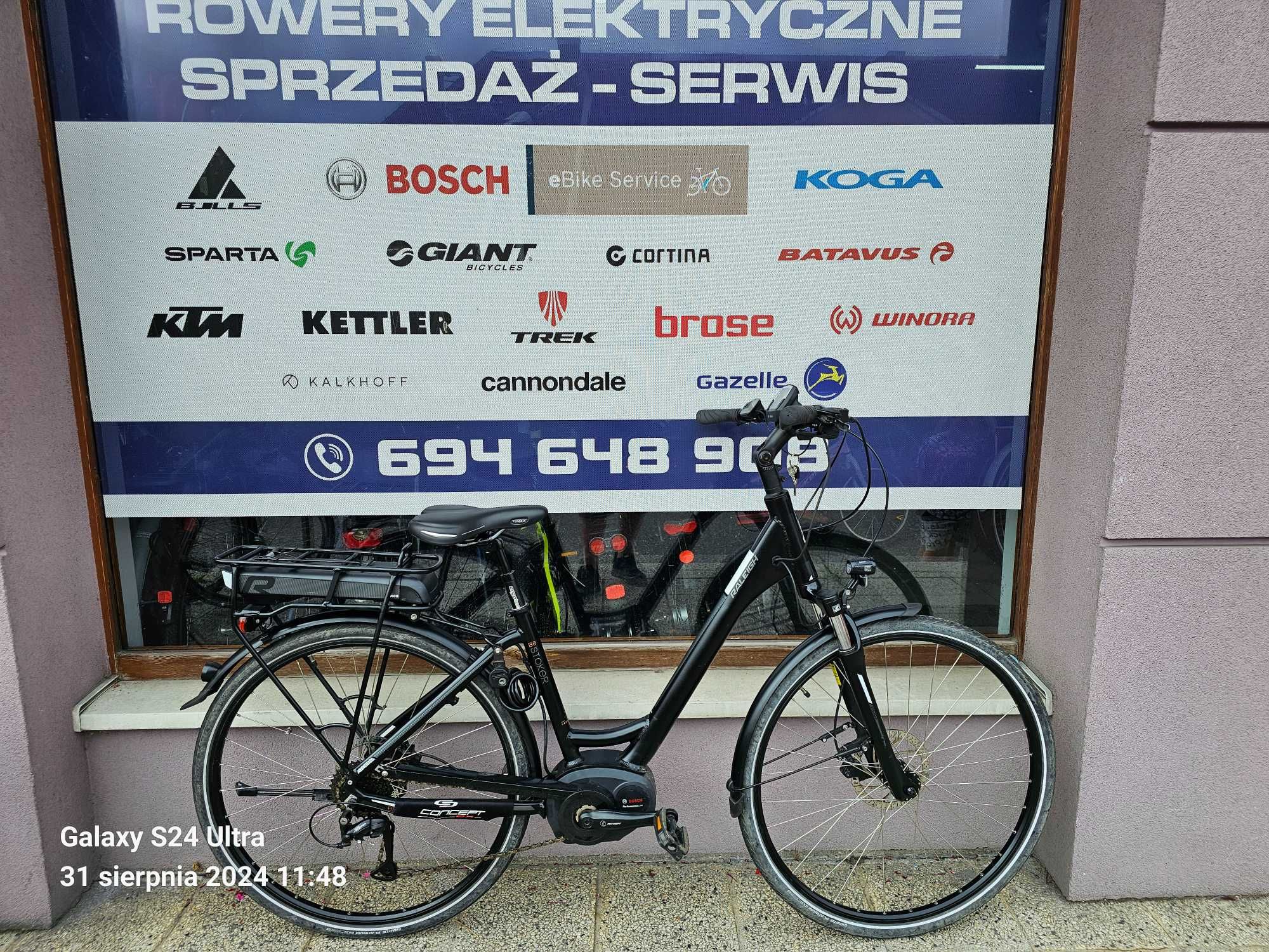 Raleigh E8  BOSCH Performance,Rama 48cm -Gwarancja -