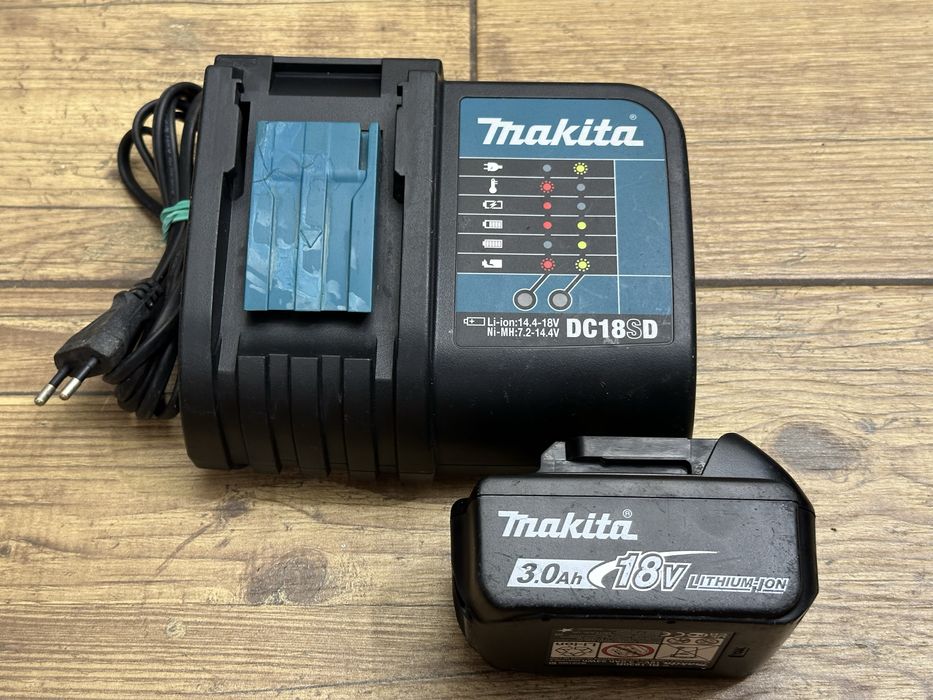 [Zestaw Makita] bateria akumulator 3AH 18V | ładowarka DC18SD