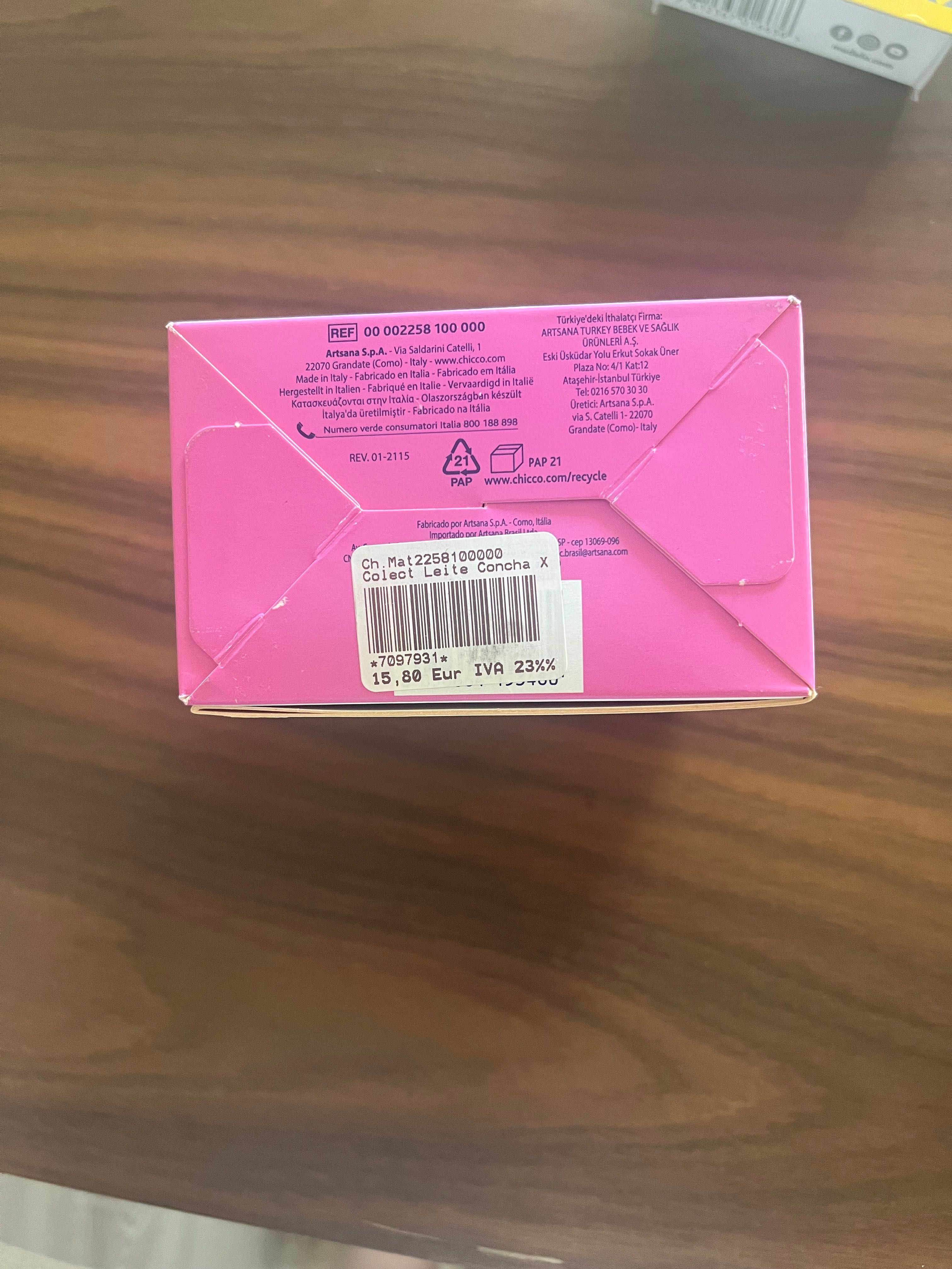 Coletores de leite materno - chicco