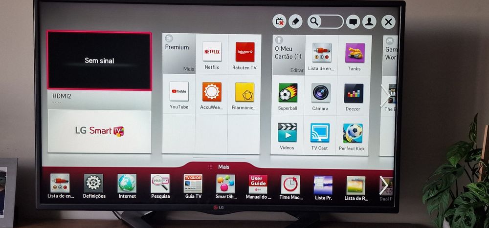 Tv LG (opção 3D) 37.8 polegadas