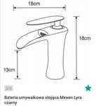 Bateria umywalkowa stojąca Mexen Lyra