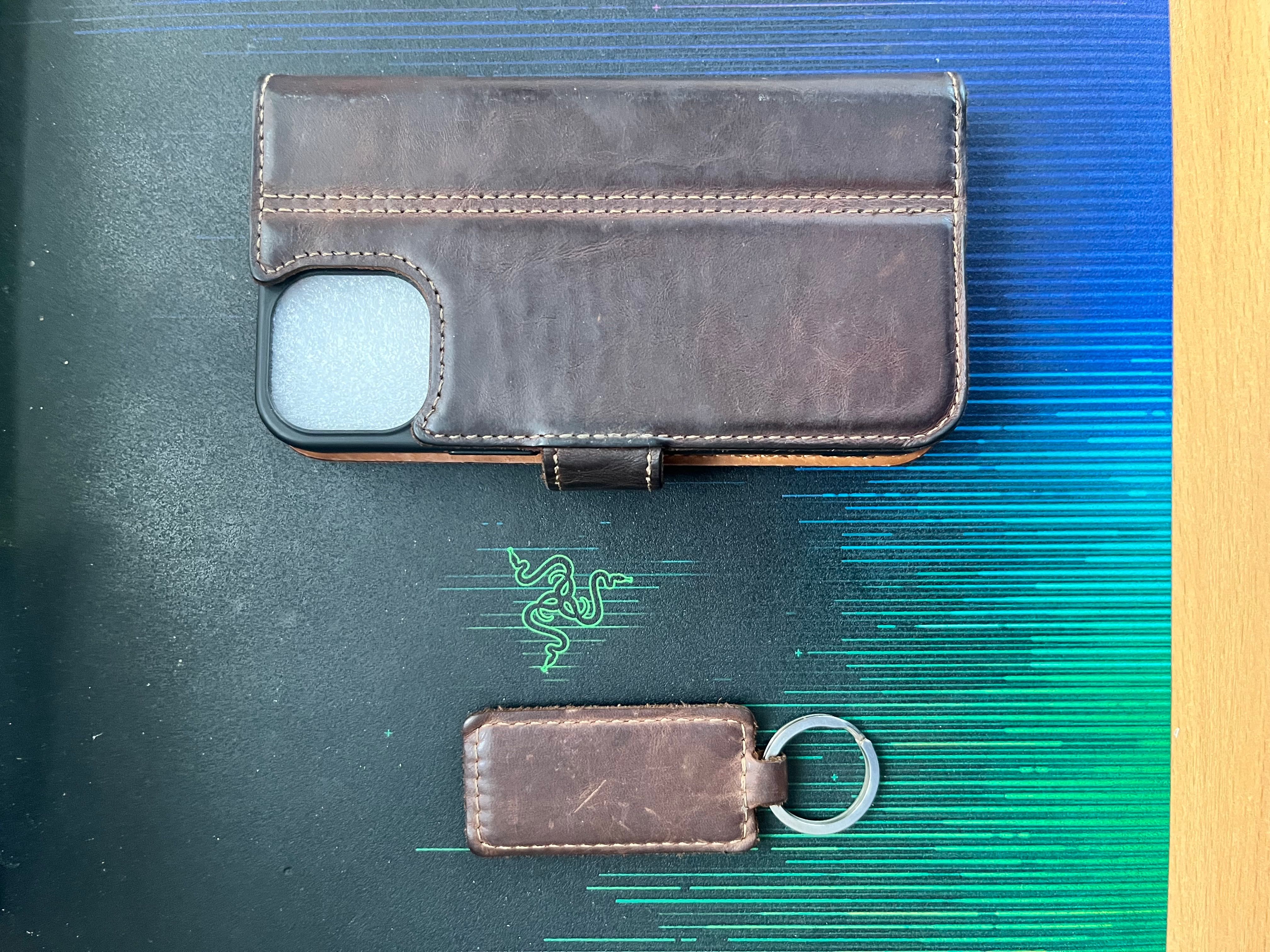 Skórzane etui do Iphone 13 mini z RFID