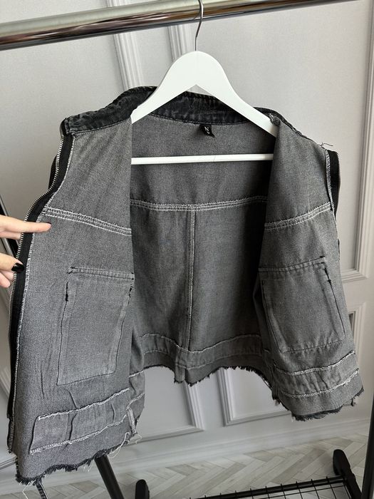 Джинсовый жекий пиджак