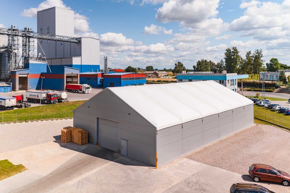 Hala Namiotowa, Konstrukcja Stalowa 15x30x4,5 ŁUKSIUK