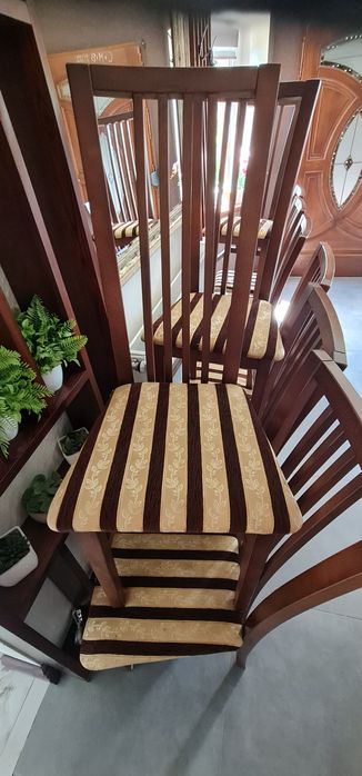 Stół dębowy 230×105cm +12 krzeseł