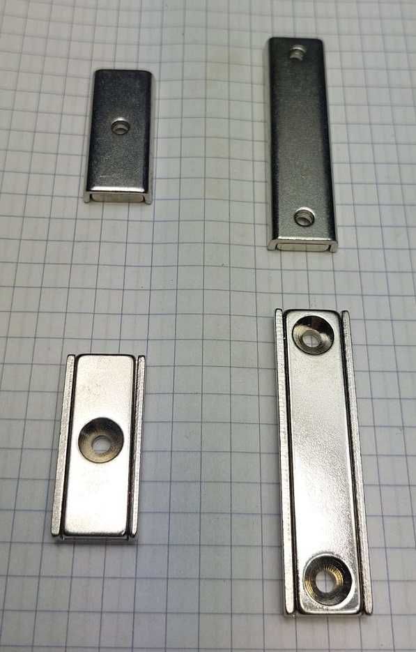 Listwa magnetyczna neodym do przykręcenia na śrubkę w obudowa metalowa