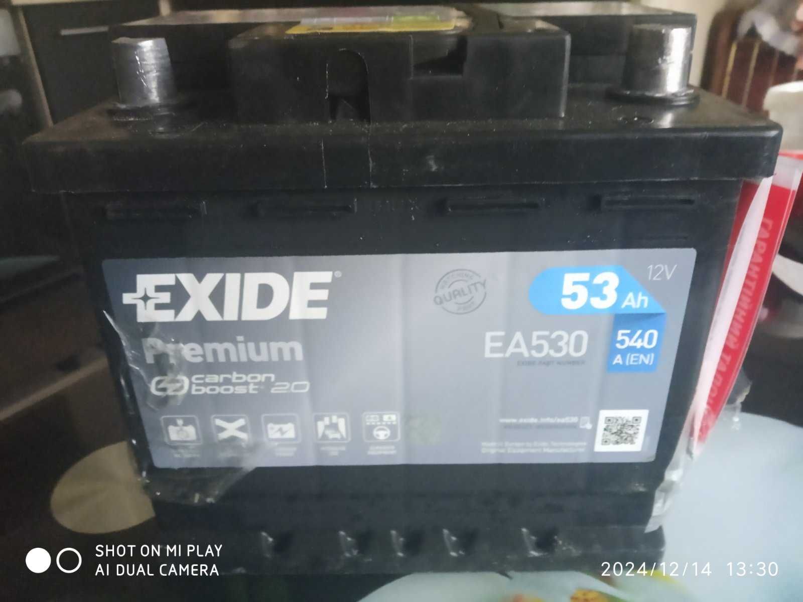Аккумулятор автомобильный EXIDE Premium 53Ah