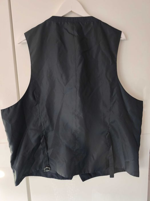 Granatowo-szara kamizelka męska rozmiar 3XL