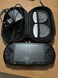 PSP E1000 "Street" Preto, capa, camara, e jogos incluido