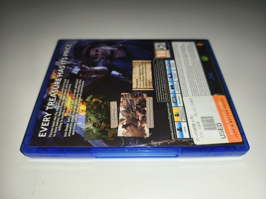 Gra Ps4 Uncharted 4  Kres Złodzieja PL gry PlayStation 4 Crash Mafia