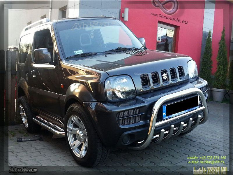 Suzuki Jimny orurowanie Boki Podesty Tuning