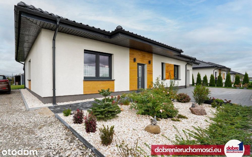 Parterowy dom 140m2 stan deweloperski Łochowo