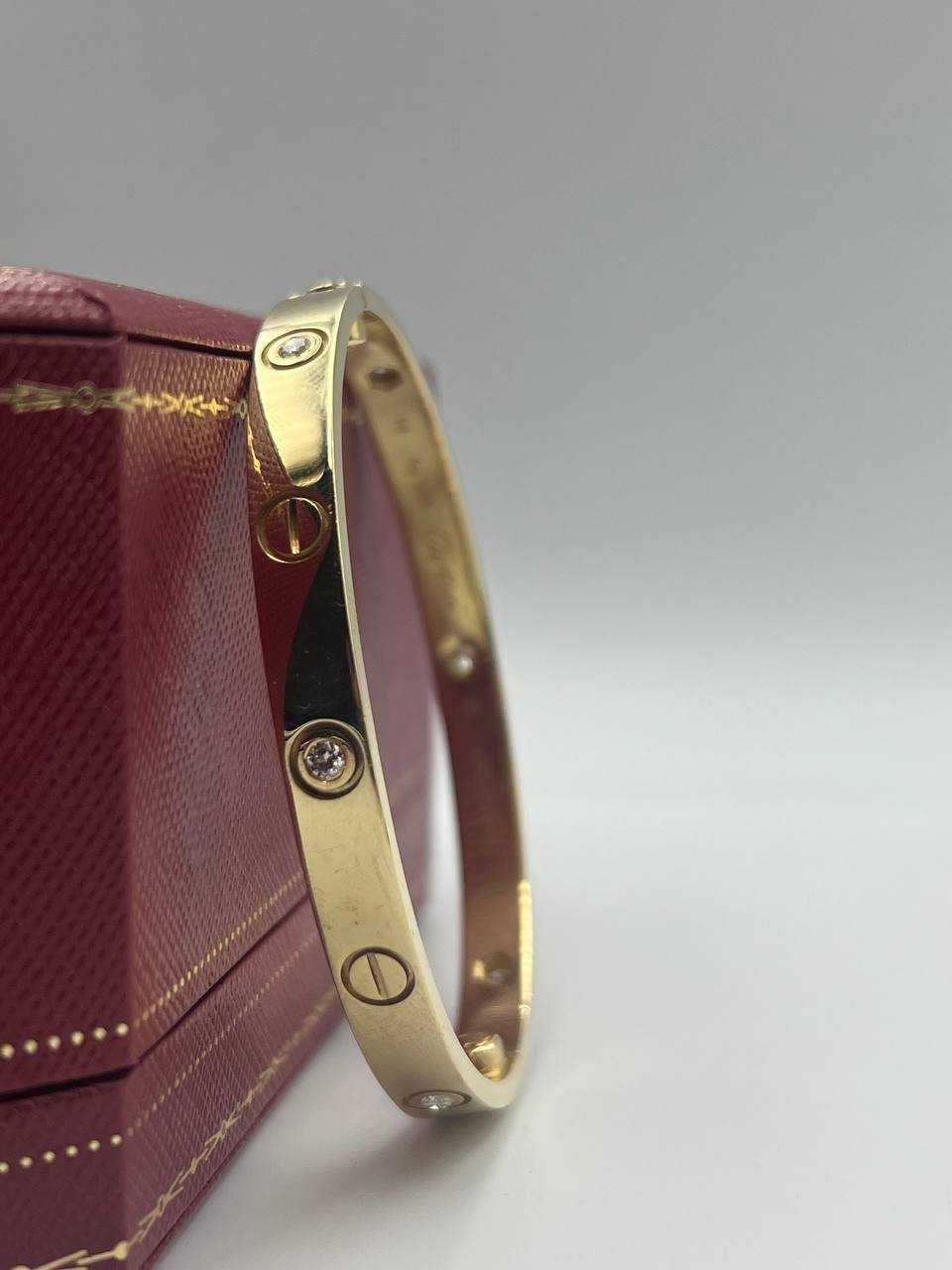 Zota bransoletka 14k z brylantami 30.70g